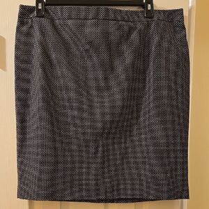 Classic Black and White Women's Skirt